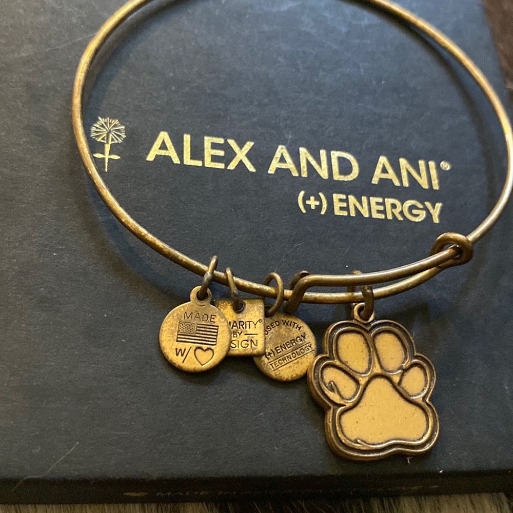 Alex and Ani Paw bracelet